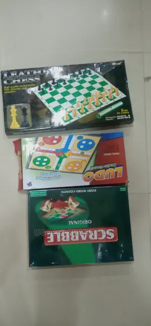 The 3pcs Ludo, Chess and Scrabble