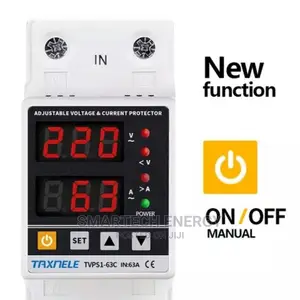 Single Phase Digital Adjustable Voltage Protector 63 Amps