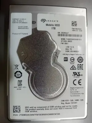 1tb Internal Hard Disk Drive (1 Terabyte)