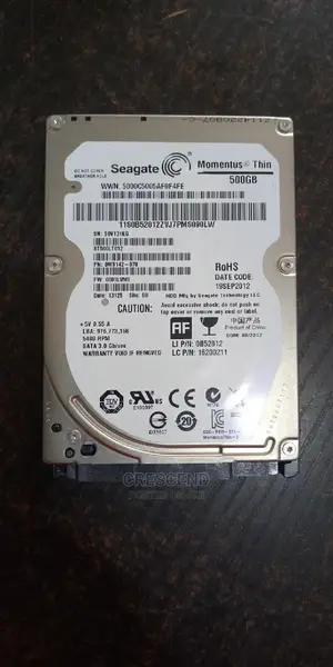 500gb Slim Internal Laptop Hard Drive