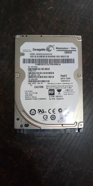 500gb Slim Internal Laptop Hard Drive