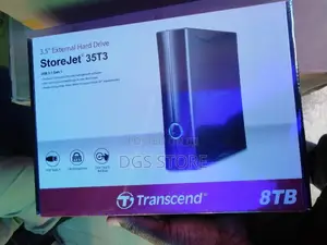 Transcend 8tb External Hard Drive Storejet 35T3