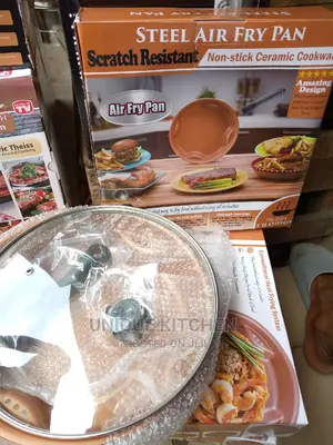 Steel Air Fry Pan/Manual Air Fryer