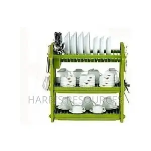Happy Home 3 Layer Durable Plastic Dish Rack