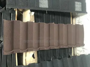 Pure Coffee Color Milano Stone Coated Roofing Sheet