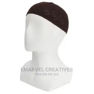 Men Skull Cap Muslim Islamic Prayer X 5
