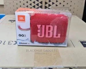 JBL Go 3 Portable Bluetooth Waterproof Speaker.