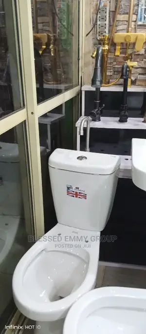 Normal Size Wc With the Wash Hand Basin