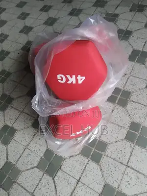 4kg Pair Of Vinyl Dumbbell