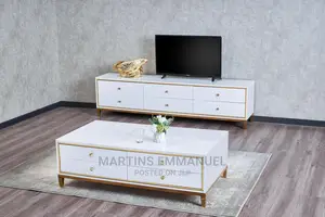 Pure Italian Marble Tv Stand/Table