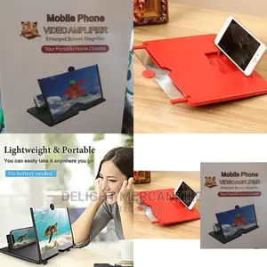 3d Mobile Phone Screen Magnifier Phone Stand Amplifier