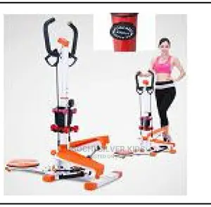 Standing Stepper With Aerobic Exercise Dumbbells