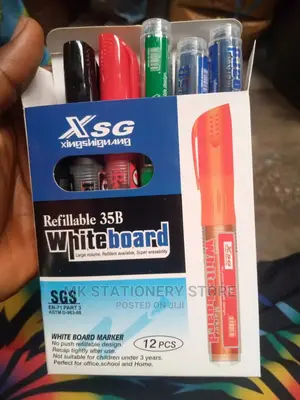 Refillable White Board Maker (12pcs)