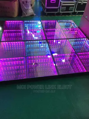 Stage Light, Mirror Disco Floor, 3D Dance Floor Light RGB