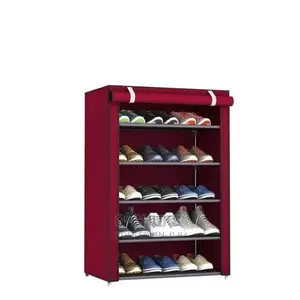 Shoe Rack With Fabric Cover