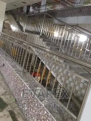 Argon Weld Stainless/Gold Handrails