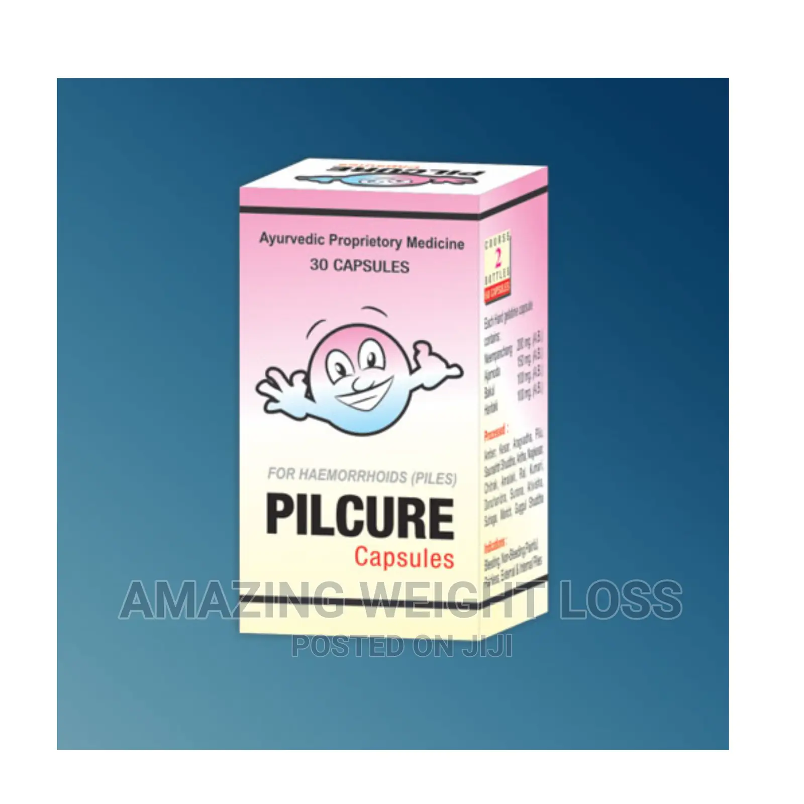 PILCURE Capsules for Haemorrhoids(Piles)