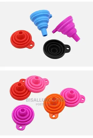 Collapsible Silicon Home and Car Funnel