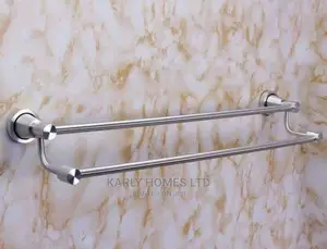 Double Railed Anti Rust Towel Rail