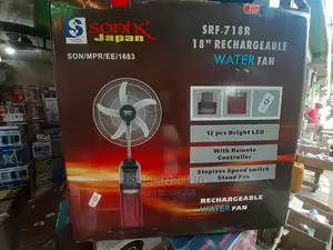 Sonik 18inchs Rechargeable Water Mist Fan