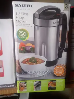 Salter 1.6litres Soup Maker, Blender, Stainless Jug.