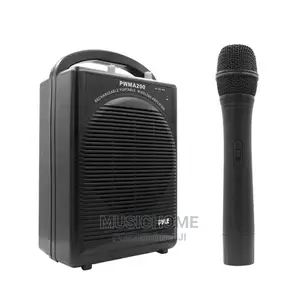 Portable Rechargeable Bluetooth Speaker and Wireless Mic