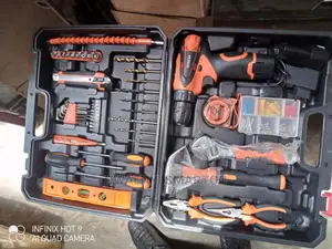 Tools Box With Battery Drill