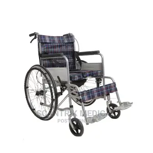 High Quality Manual Steel Lightweight Hospital Wheelchair