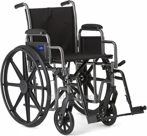 Hospital Leather Armrest Wheelchair