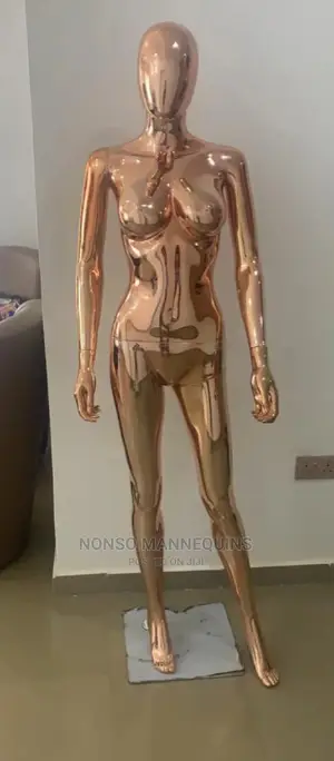 Size 8 Faceless Rose Gold Display Female Mannequins