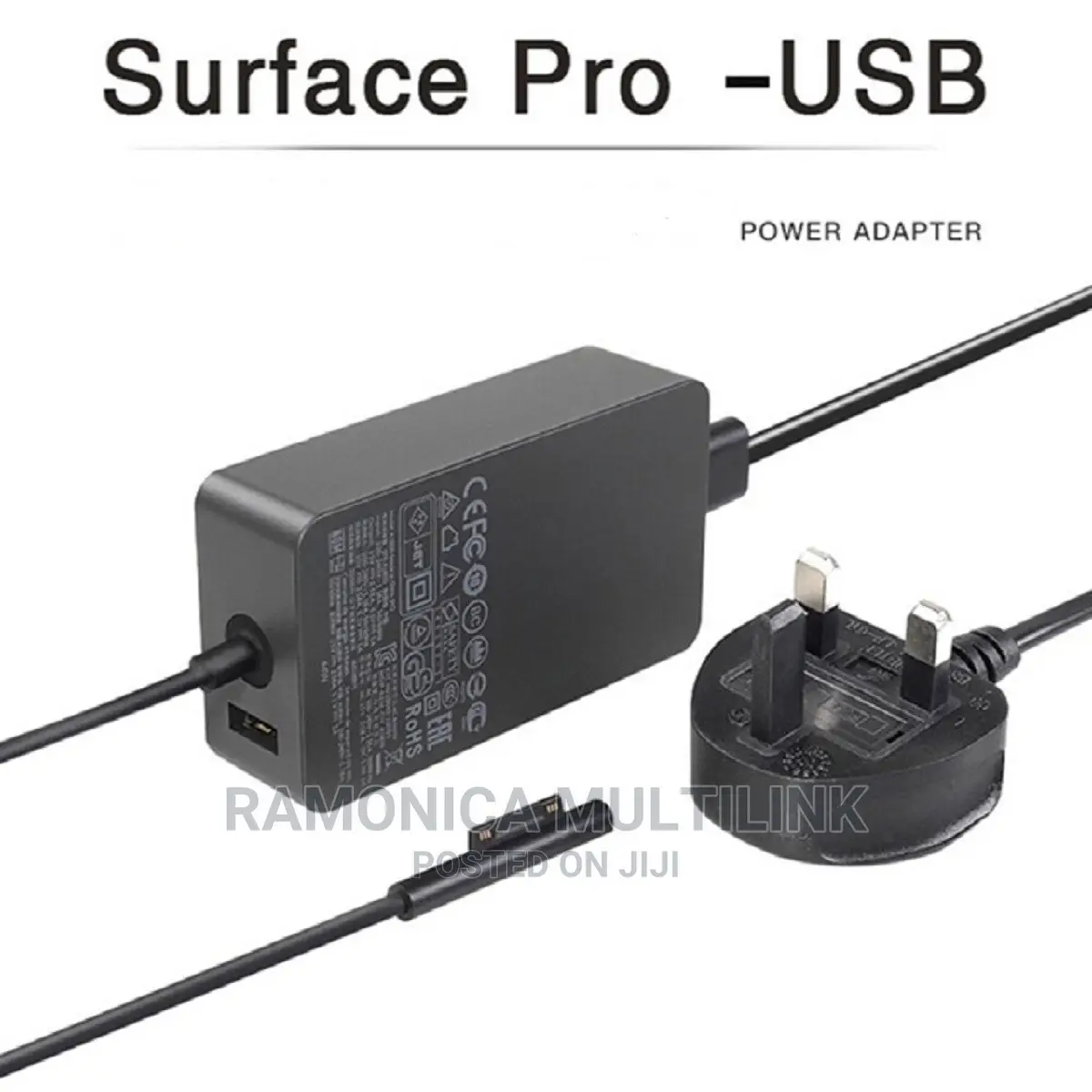 Microsoft Surface 65W 15V 4A Charger/Power Adapter
