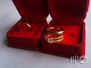Brand New Romania Gold Engagement and Wedding Ring