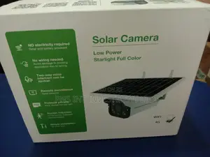 4G Low Power Solar CCTV Camera
