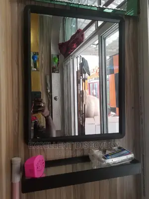 Sqaure Mirror With Shelve B12 1