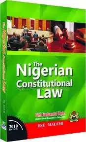 Nigerian Constitutional Law by Ese Malemi