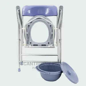 Bathroom Toilet Chair Wheelchair for Elderly