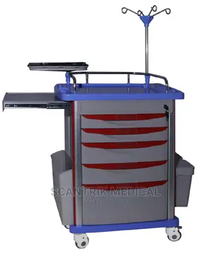 Operating Room Emergency Trolley With Drawer
