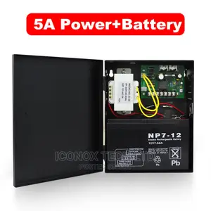 12v .7ah Lead Battery With 12v/5a Power Supply Box