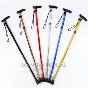 Aluminum Adjustable Walking and Hicking Stick / Cane