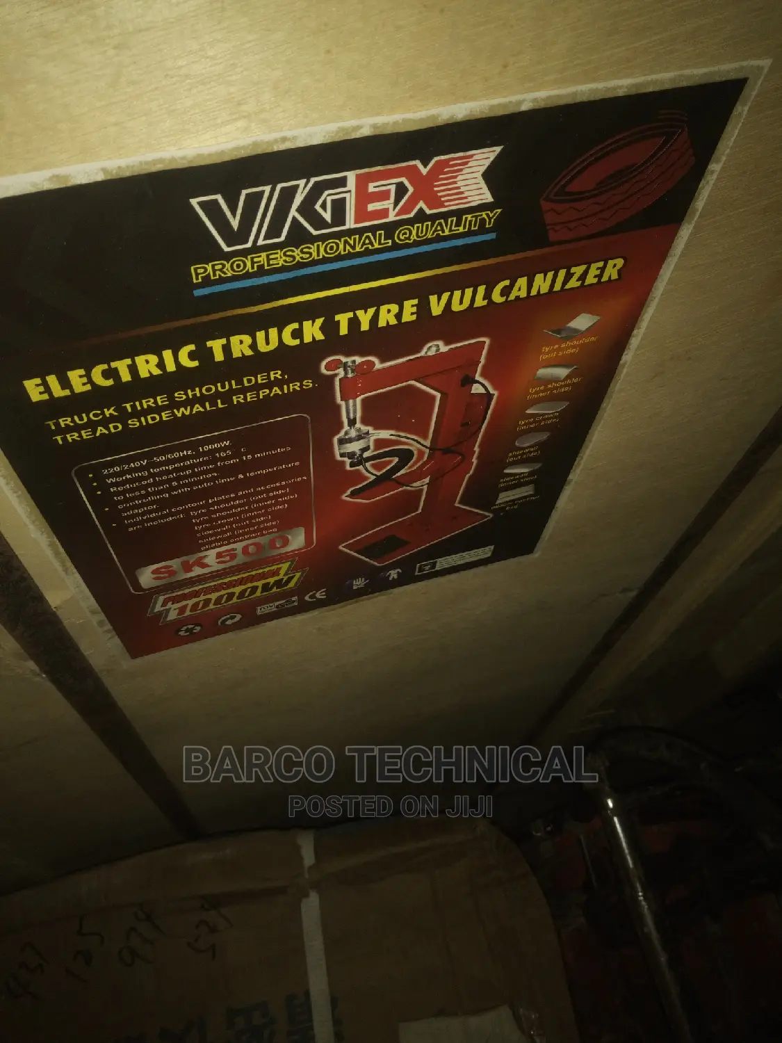 Electric Truck Tyre Vulcanizer Paching Machine