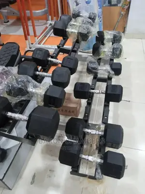 Commercial Hex Dumbbells Rack