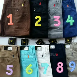 Grey Polo Ralph Lauren Men's Chinos Trouser