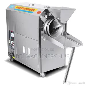 100% Food Grade Stainless Steel Groundnut/Cashew Nuts Roasting Machine