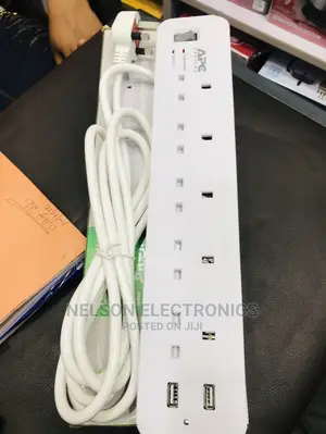 Apc Socket Extension With Surge Protection With Usb