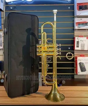 Gold Trumpet With Bag And All The Accessories