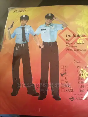 Police Kids Costume With Accessories