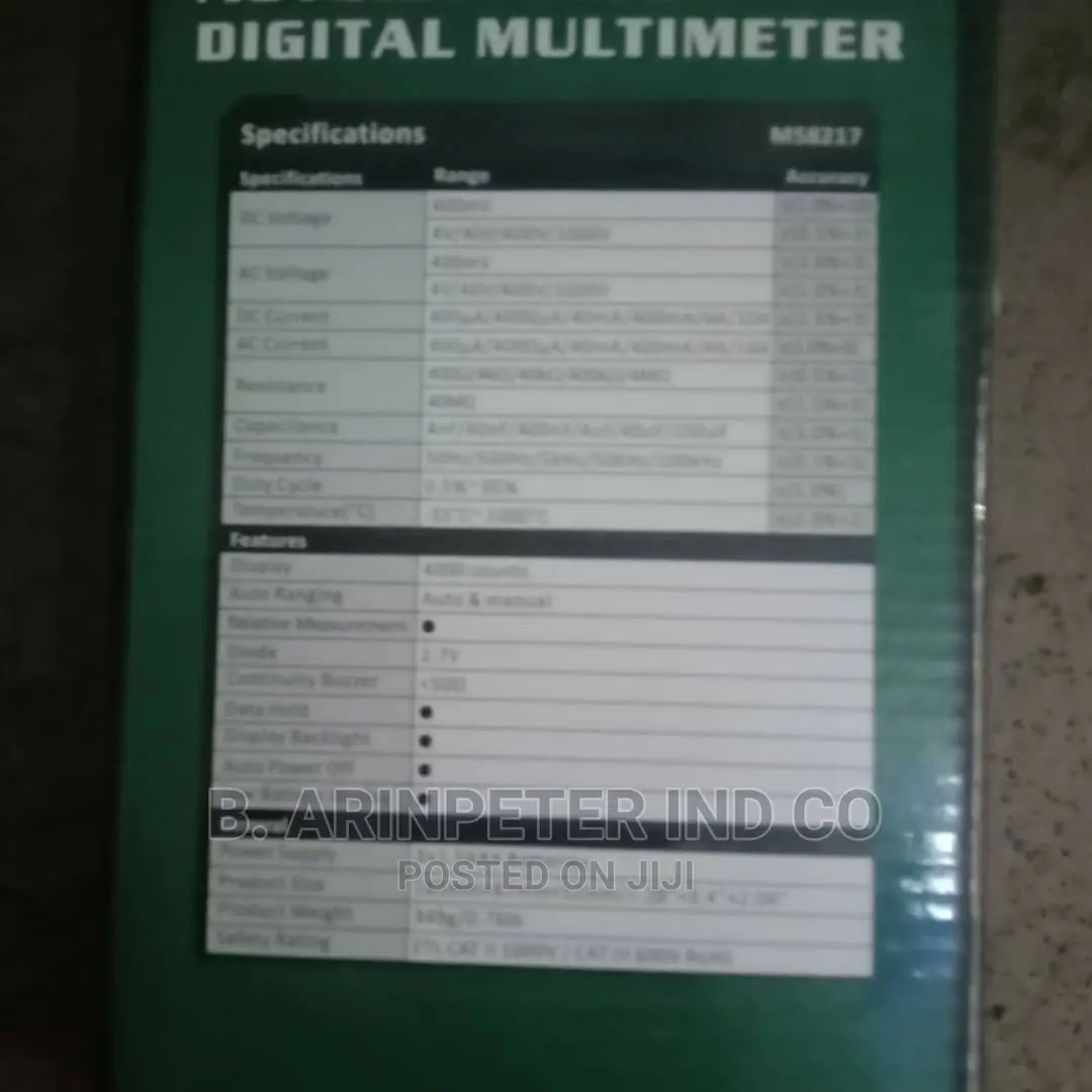 Mastech Multimeter