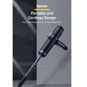 BASEUS Dual Power Portable Electric Car Wash Spray Nozzle