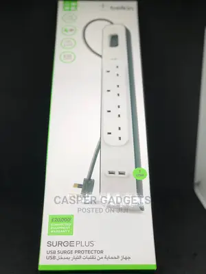 Belkin: Surge Plus 2 Usb Surge Protector With 4 Ports