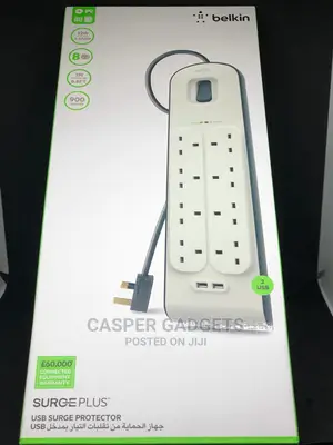 Belkin: Surge Plus 2 Usb Surge Protector With 8 Ports
